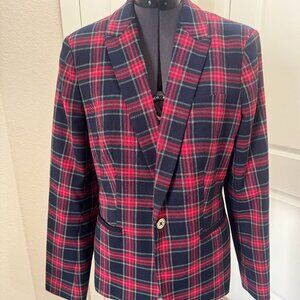 Tommy Hilfiger Women's Plaid Jacket Size 6